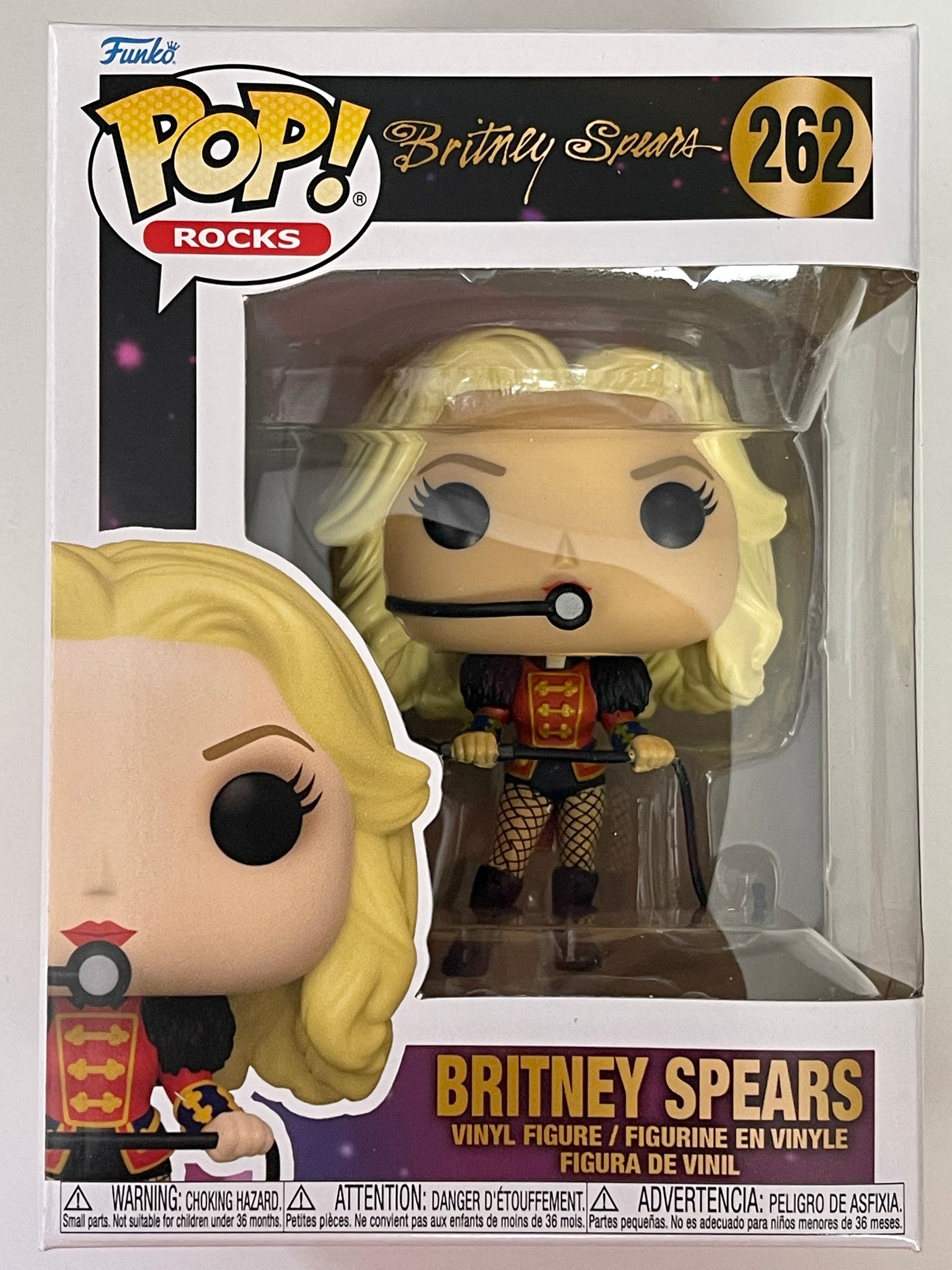 Funko Pop! Rocks Britney Spears With Whip #262 Circus Music Video 2022 –  Mustang Comics