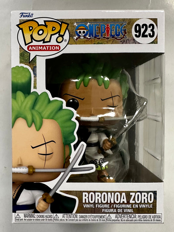 IN HAND New Funko Pop Animation #923 Roronoa Zoro with Swords One Piece