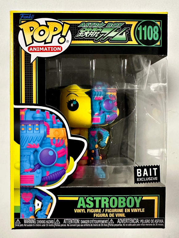Funko Pop! Animation Black Light AstroBoy (Exposed) #1108 Bait 2022 Exclusive