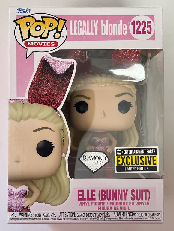 Funko Pop! Movies Diamond Elle Woods (Bunny Suit) #1225 Legally Blonde Exclusive