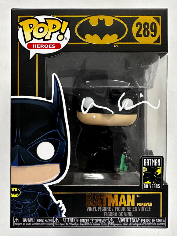 Val Kilmer Signed DC Batman Forever Funko Pop! #289 With Beckett (BAS) COA