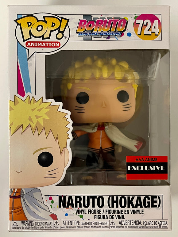 Funko Pop! Animation Naruto (Hokage) #724 Boruto AAA Anime 2020 Exclusive