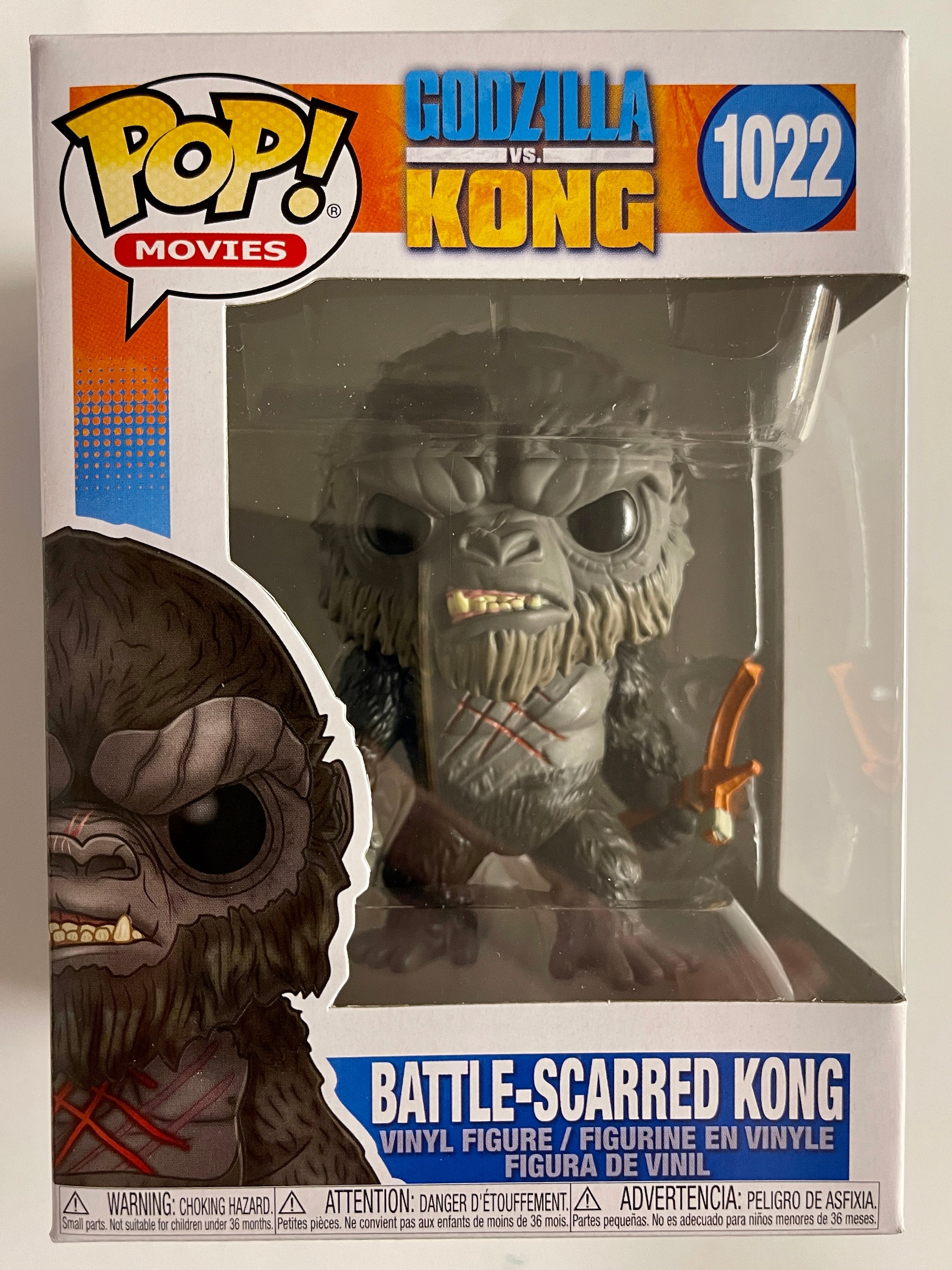 Funko Pop! Movies Battle Scarred King Kong #1022 Godzilla Vs. Kong