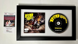 B.o.B. Signed & Framed Adventures Of Bobby Ray CD Booklet With JSA COA Airplanes