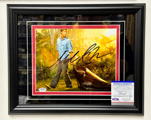 Michael C Hall Autographed & Custom Framed Dexter Morgan 8X10 Photo With PSA/DNA COA