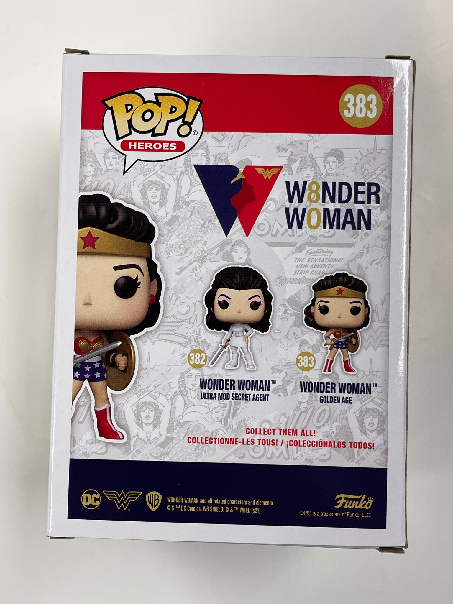 Wonder Woman 80th Anniversary Golden Age (1950's) Pop!