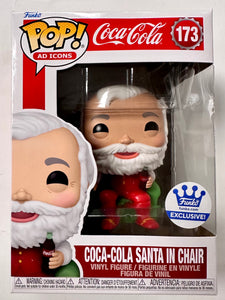 Funko Pop! Ad Icons Coca-Cola Santa Claus In Chair With Coke #173 Exclusive 2022