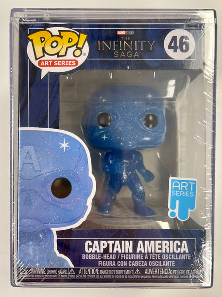 Funko Pop! Marvel Studios Captain America (Blue) #46 Infinity Saga
