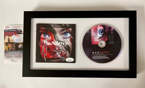 Buckcherry Signed & Framed Warpaint CD Booklet With JSA COA Josh Todd StevIe D
