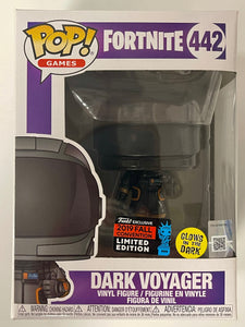 Funko Pop! Games Dark Voyager #442 Fortnite Glow NYCC 2018 Fall Con Exclusive