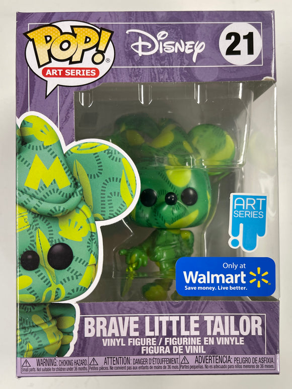 Funko Pop! Disney Brave Little Tailor Mickey #21 Art Series Walmart 2021 Exclusive