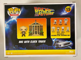 Funko Pop! Town Doc Brown with Clock Tower #15 Back To The Future 2020 BTTF