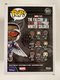 Funko Pop! Marvel Metallic Sam Wilson Captain America (Flying) #817 Falcon & The Winter Soldier 2021 Walmart Exclusive