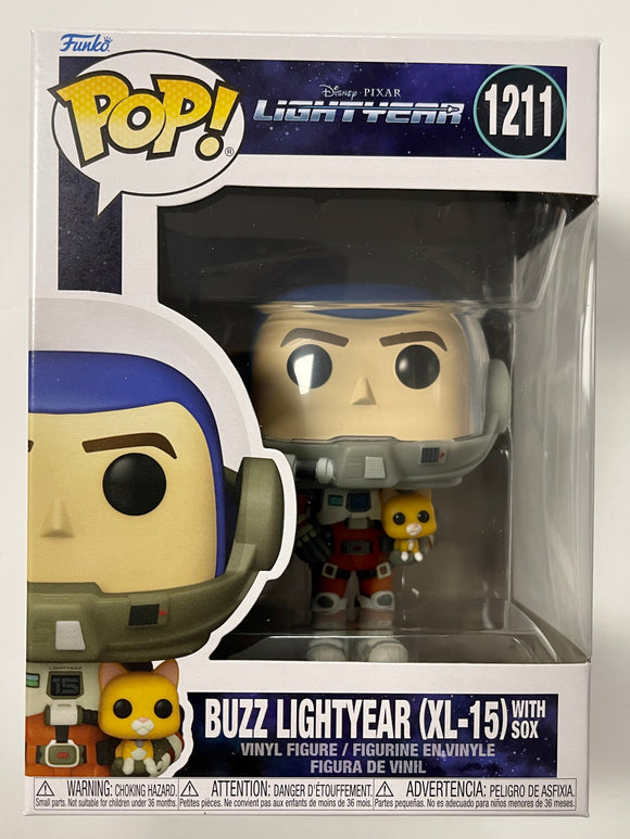 Funko Pop! Disney Buzz Lightyear (XL-15) With Sox #1211 Pixar Lightyear 2022
