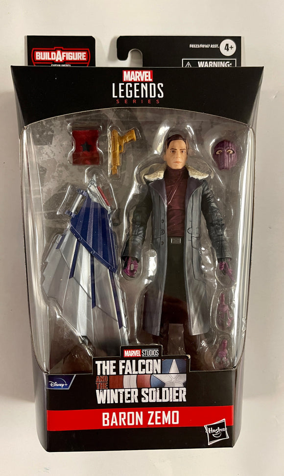 Marvel Legends Falcon And The Winter Soldier Baron Zemo BAF Flight Gear