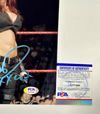 Lita Signed WWE Diva Women’s Champion 8x10 Photo Autographed With PSA COA