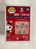 Funko Pop! Flocked Hello Kitty Gold Medal #36 Sanrio Team USA Exclusive LE 4000