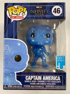 Funko Pop! Marvel Studios Captain America (Blue) #46 Infinity Saga Art Series