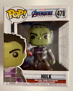 Funko Pop! Marvel 6" Hulk With Nano Gauntlet #478 Avengers Endgame 2019