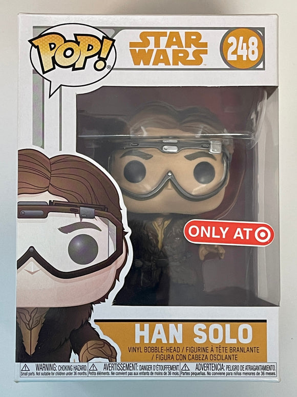 Funko Pop! Star Wars Han Solo With Goggles #248 A Star Wars Story Alden Ehrenreich 2018 Target Exclusive