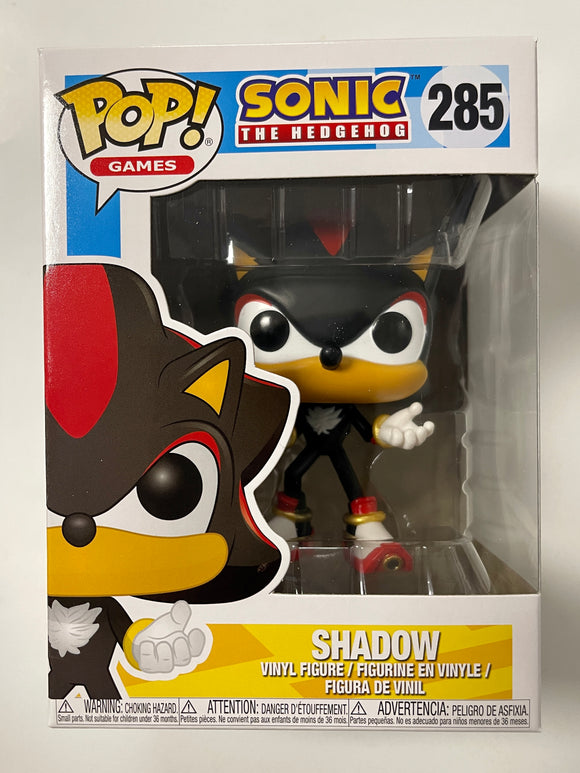 Funko Pop! Games Shadow The Hedgehog #285 Sonic the Hedgehog Sega 2017
