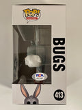Billy West Signed Space Jam Tune Squad Bugs Bunny Funko Pop! #413 With PSA COA
