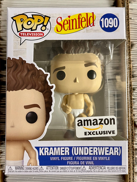 Funko Pop! Television Kramer In Underwear #1090 Amazon Exclusive Seinfeld