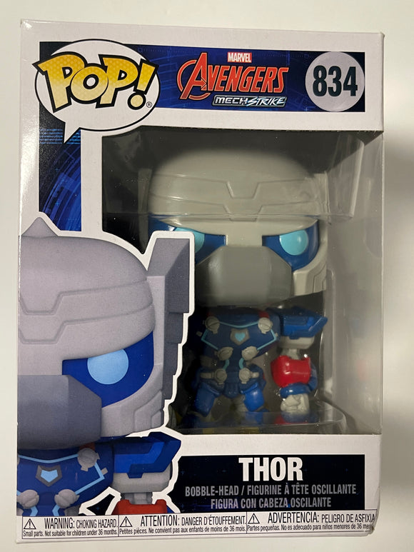 Funko Pop! Marvel Thor #834 Avengers MechStrike 2021 Box Dmg
