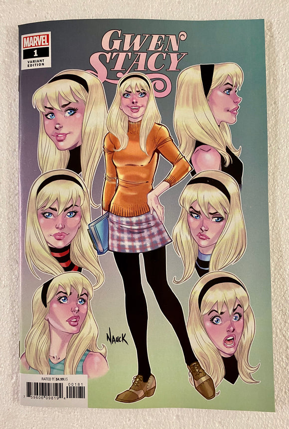 Gwen Stacy #1 J Todd Nauck Cover E Faces of Gwen Variant 2020 Marvel Comics