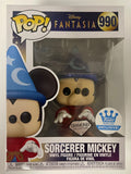 Funko Pop! Disney Diamond Sorcerer Mickey Casting Spell #990 Fantasia Exclusive
