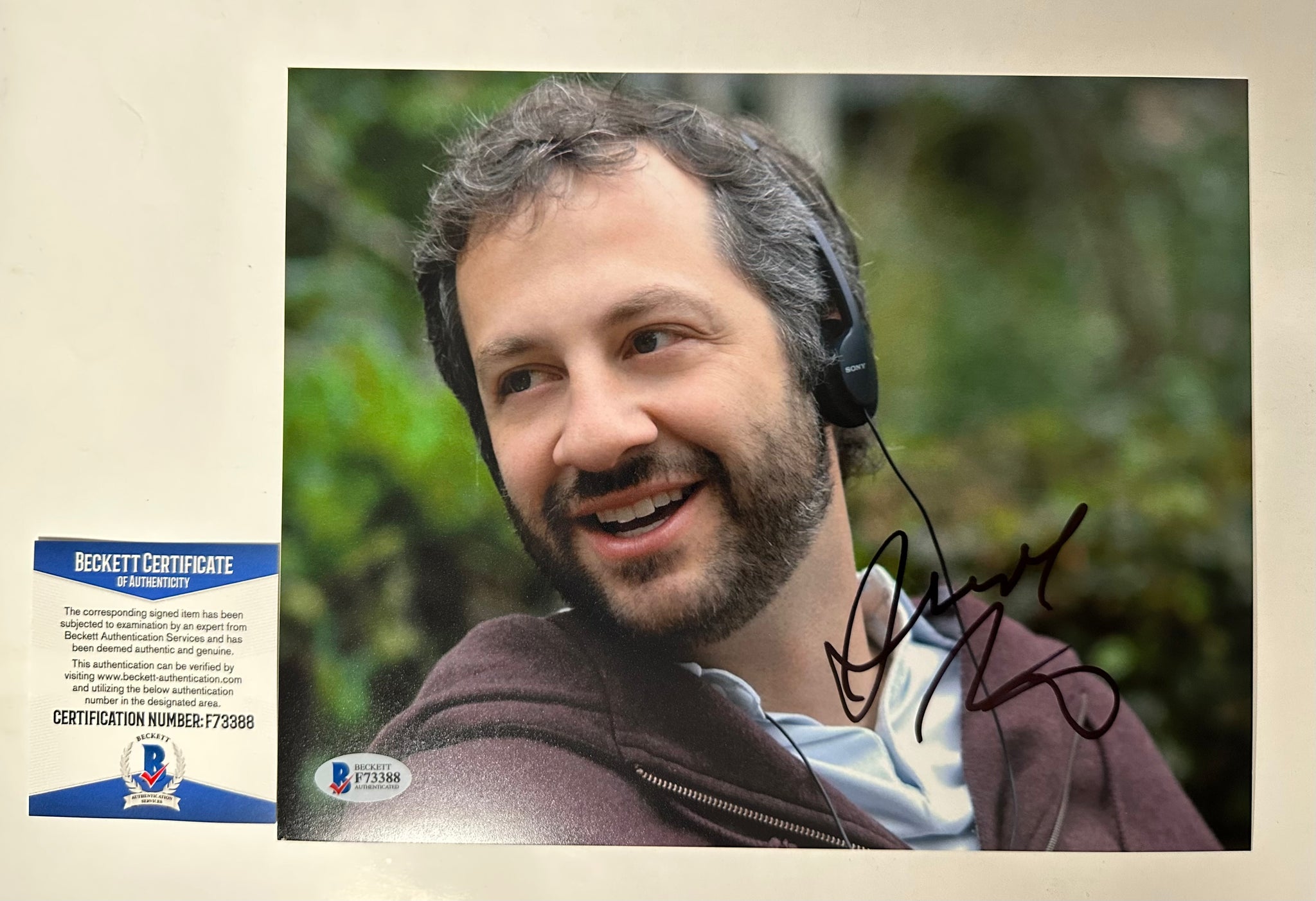Judd Apatow Signed Director 8x10 Photo With Beckett COA This Is 40
