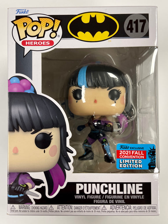 Funko Pop! DC Heroes Punchline #417 Batman NYCC 2021 Fall Con Exclusive