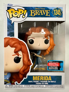 Funko Pop! Disney Celtic Princess Merida #1245 Brave NYCC 2022 Con Exclusive (Box Dmg)