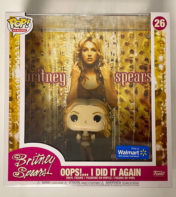 Funko Pop! Albums Britney Spears Oops I Did It Again #26 Walmart 2022 Exclusive