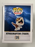 Funko Pop! Movies Antrociraptor (Tiger) #1218 Jurassic World Dominion Exclusive