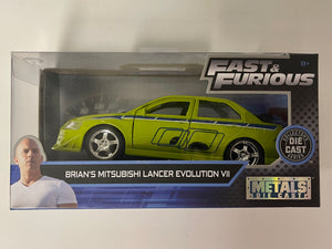 Jada Toys Fast and Furious Brian's Lancer Evolution VII 1:32 Scale