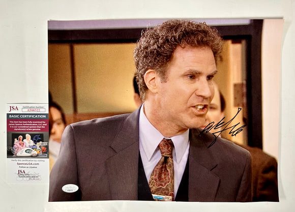 Will Ferrell Signed Other Guys 11x14 With JSA COA Ron Burgundy Ricky Bobby