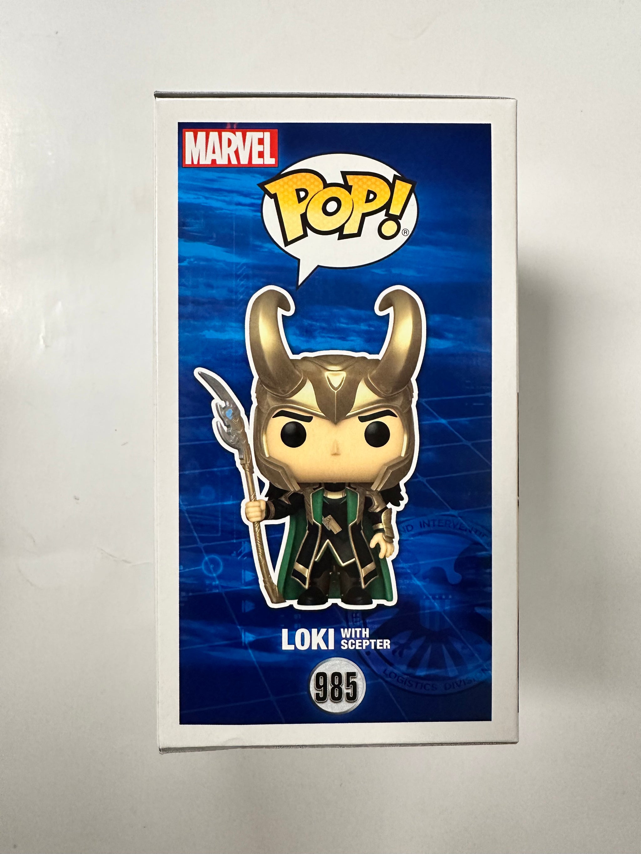 Funko Pop! Marvel Loki With Scepter #985 Avengers Glow In Dark EE