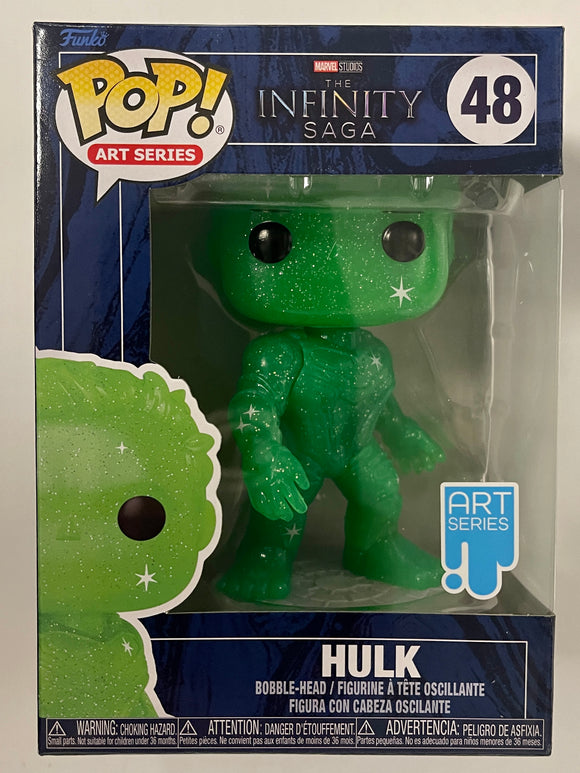 Funko Pop! Marvel Studios Green Hulk #46 Infinity Saga Art Series 2021 Exclusive