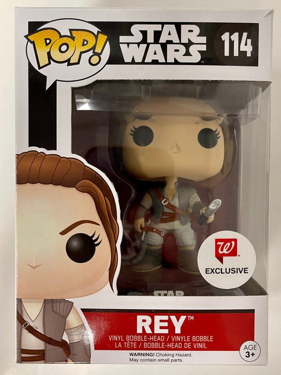 Funko Pop! Star Wars Rey With Lightsaber #114 Walgreens 2016 Vaulted Exclusive