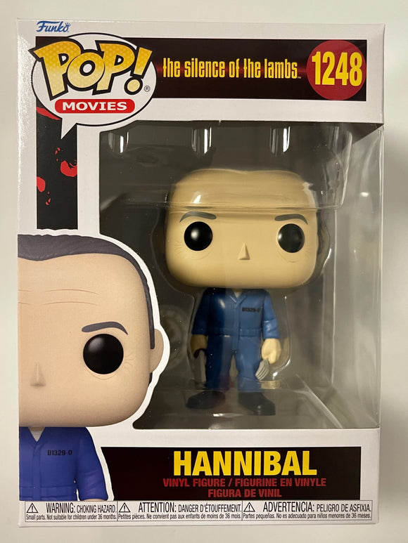 Funko Pop! Movies Hannibal Lecter With Fork & Knife #1248 Silence Of The Lambs 2022 (Box Dmg)