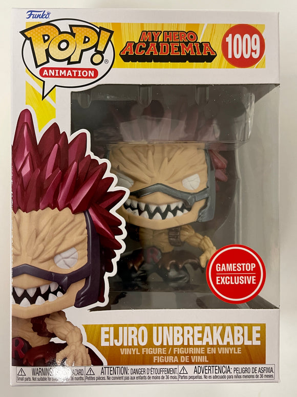 Funko Pop! Metallic Eijiro Unbreakable #1009 My Hero Academia GameStop Exclusive