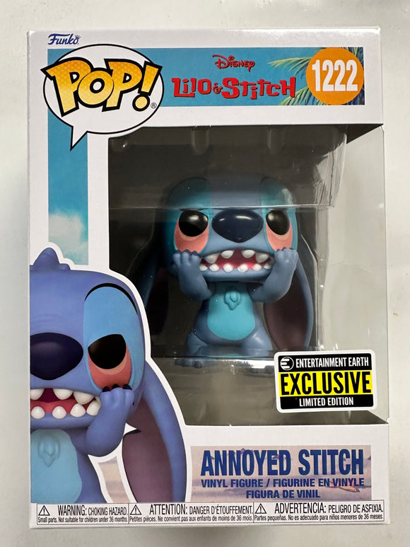 Funko Pop! Disney Annoyed Stitch #1222 Lilo & Stitch 2022 EE Exclusive