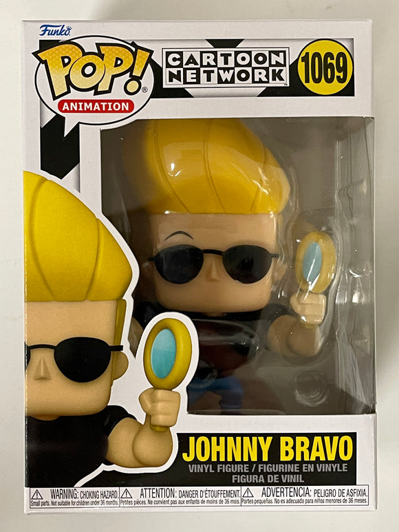 Funko Pop! Animation Johnny Bravo With Comb & Mirror #1069 Cartoon Network 2021