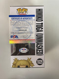 Leah Clark Signed Himiko Toga (Unmasked) Funko Pop! #1029 Exclusive My Hero Academia With PSA/DNA COA