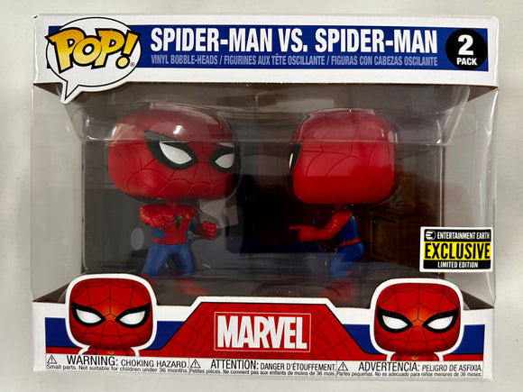 Funko Pop! Marvel Spider-Man Vs. Spider-Man Imposter 2-Pack EE 2020 Exclusive