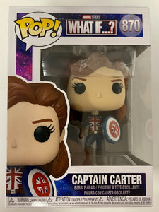 Funko Pop! Marvel Captain (Britain) Carter #870 What If? Disney+