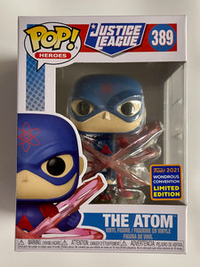 Funko Pop! DC Heroes Justice League The Atom #389 Wondrous Con 2021 Exclusive