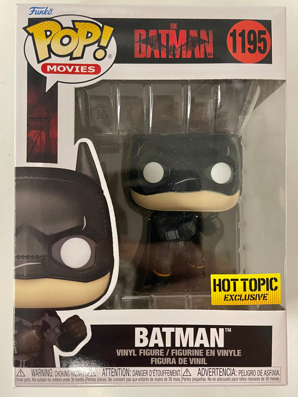 Funko Pop! DC Heroes Batman (Battle Damage) #1195 Hot Topic 2022 Exclusive